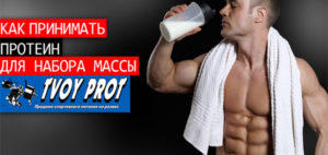 Как принимать протеин, какие бывают виды протеинов, протеин для набора массы,
